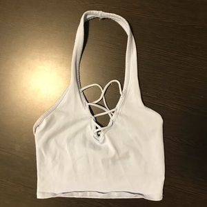 Halter neck crop top